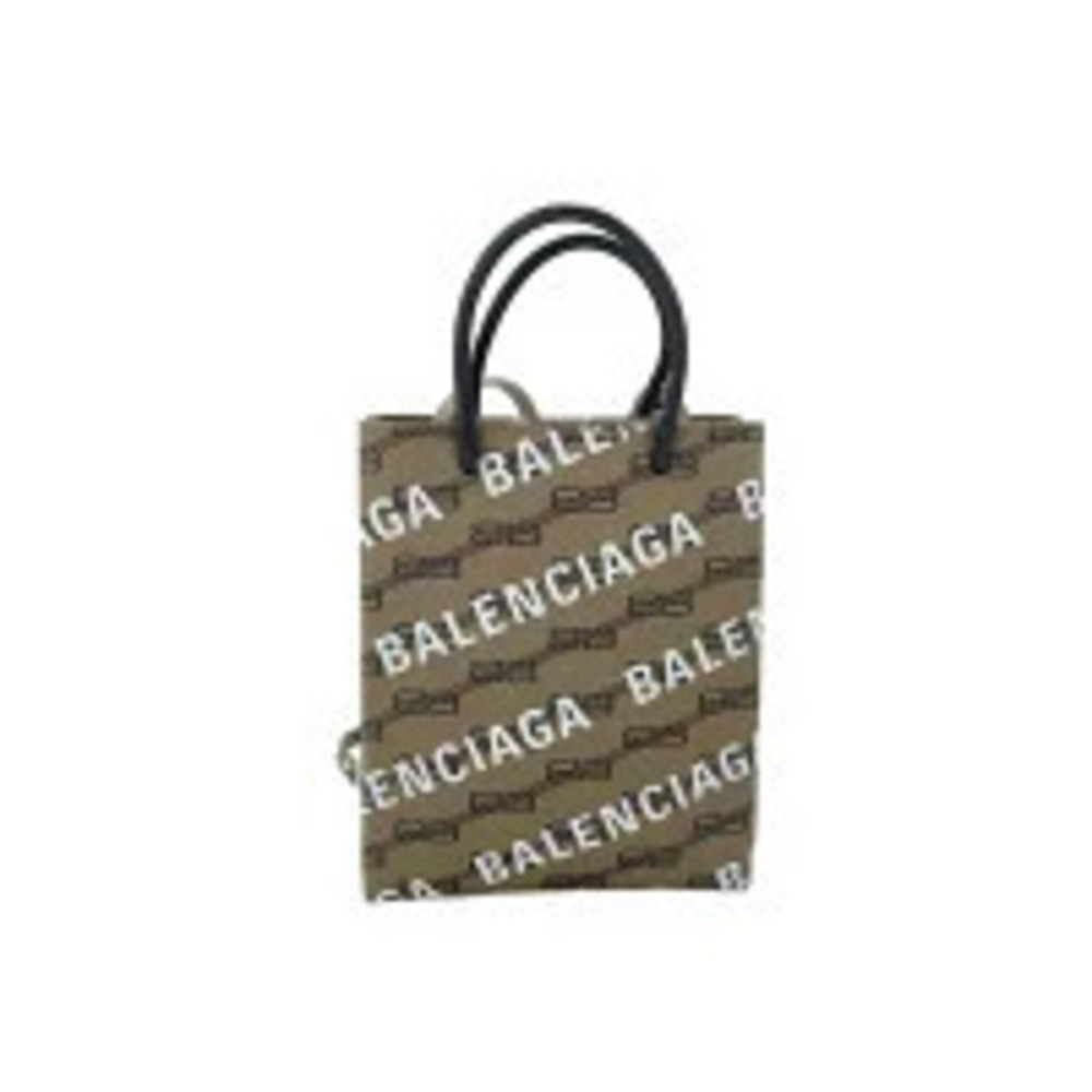 Balenciaga Canvas Handbag Brown